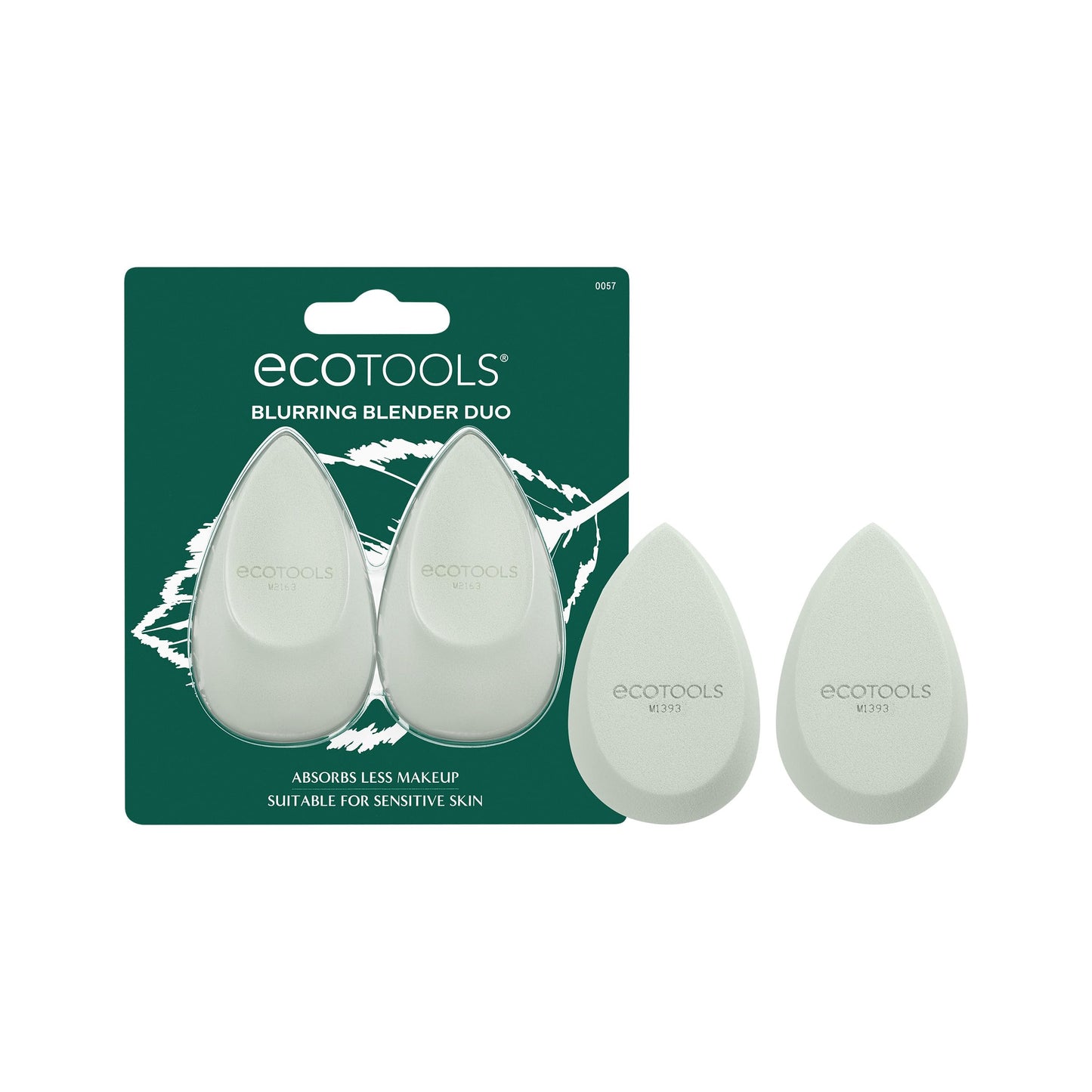 EcoTools Blurring Blender Makeup Sponge, Makeup Blending Sponge For Blurred Skin, For Liquid & Cream Foundation, Cloud Coverage Memory Foam, Eco Friendly, Latex Free, Cruelty-Free & Vegan 1 Count