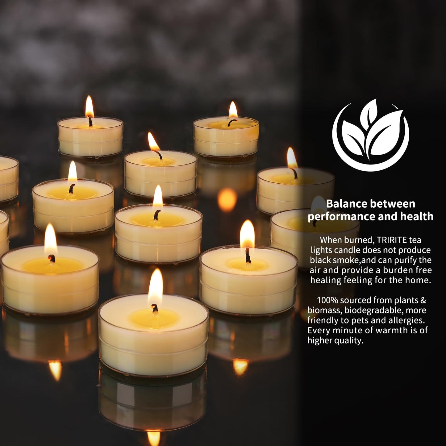12 Pack Beeswax Tealights Candles, Rose Scented Tea Light Candle, 4 Hours White Tea Scented, Soy & Beeswax Candles with Essential & Natural Oils for Home & Party (Rose)