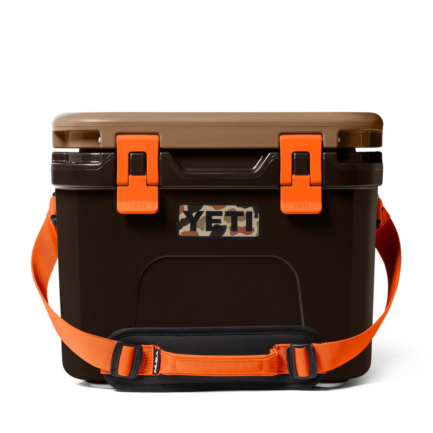 YETI Roadie 15 Hard Cooler with DoubleDuty Shoulder Strap, Wetlands Camo