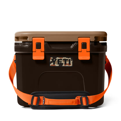 YETI Roadie 15 Hard Cooler with DoubleDuty Shoulder Strap, Wetlands Camo