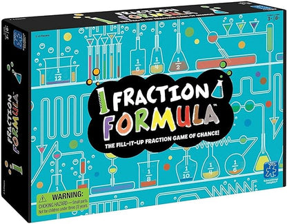 Educational Insights Fraction Formula - 3rd Grade Math Games Fractions Manipulatives and Fraction Flash Cards Kids Math Games for The Classroom or Home Teaching Fractions for Kids Ages 8+