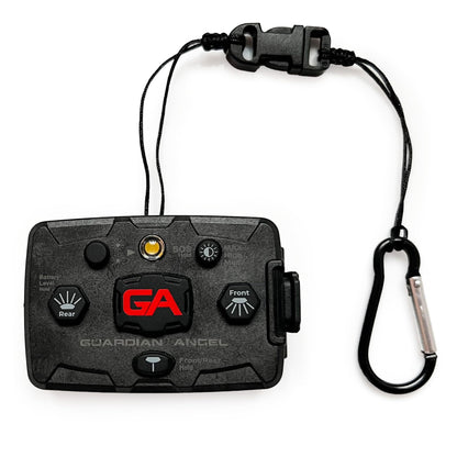 Guardian Angel Law Enforcement Infrared Wearable Safety Light Bundle - Elite Series Red/Blue/White Infrared Light, Universal Mount, Epaulet Mount and Tether, Magnetic Mounting, Professional Grade