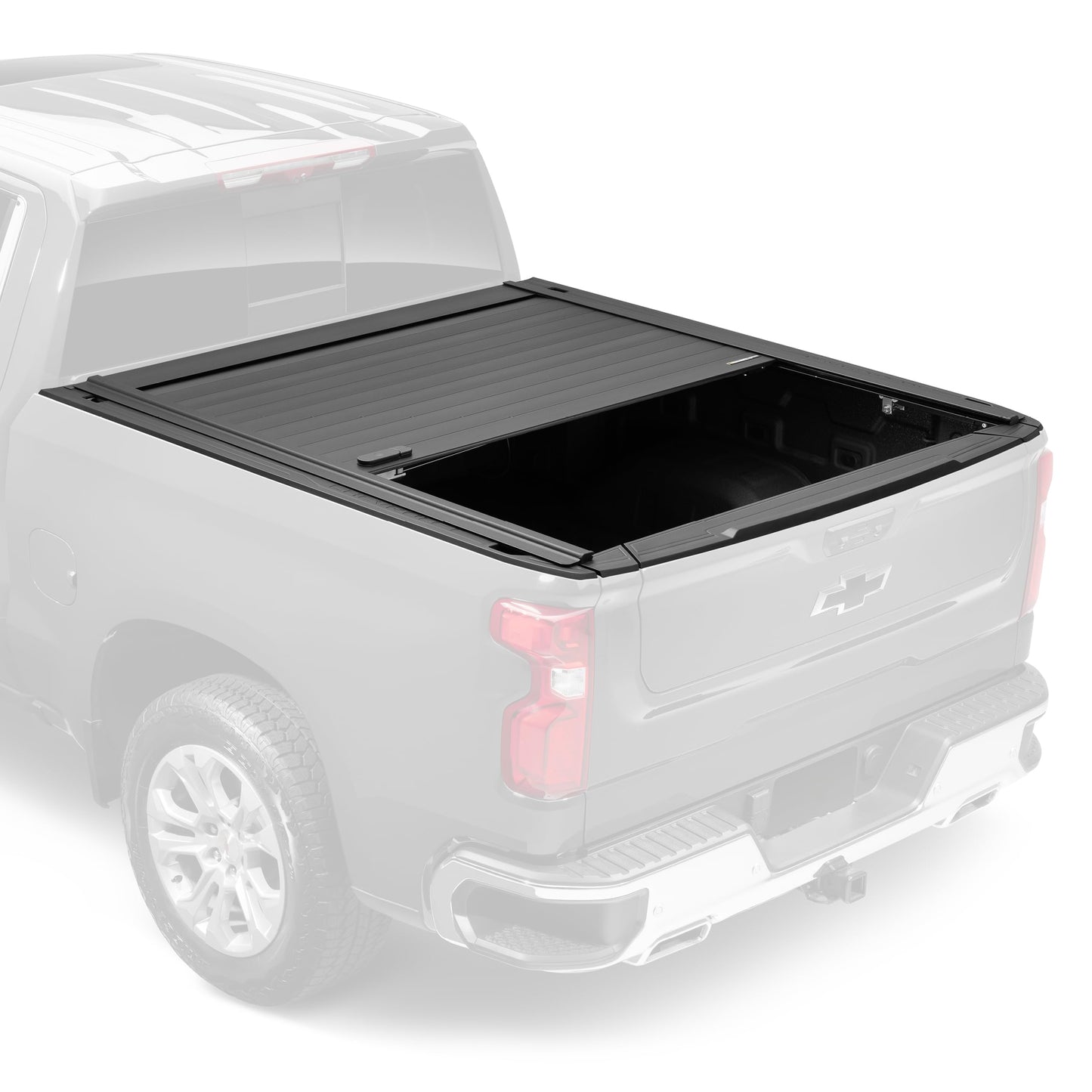 RealTruck Retrax RetraxPRO MX Retractable Truck Bed Tonneau Cover | 80482 | Fits 2019 - 2025 Chevy/GMC Silverado/Sierra, w/ MultiPro/Flex tailgate (w/o factory side storage boxes) 6' 7" Bed (79.4")