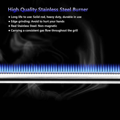 Uniflasy Flavorizer Bars & Grill Burner Tubes for Weber Spirit I & II | 15.3 Inch Replacement Parts