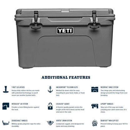 YETI Tundra 45 Cooler, Charcoal