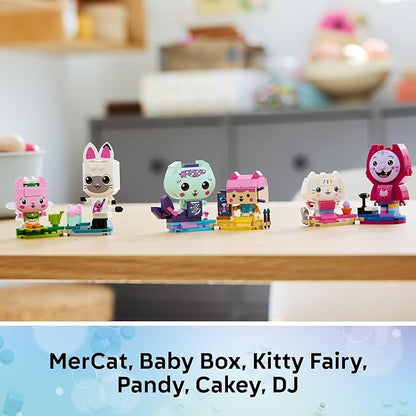 LEGO Gabby’s Dollhouse Gabby’s Brick-Built Cat Friends Building Toy for Girls &amp Boys - Pretend Play Set W/6 Animal Toy Figures for Kids Ages 6+ - Gift Idea for Birthdays - 11215