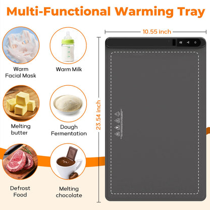 Food Warming Mat for Buffet, Upgrade Graphene Warming, 6 Level Adjustable