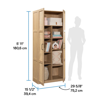 Sauder Miscellaneous Storage Cabinet, Harmony Ash Finish