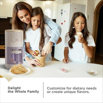 BLACK+DECKER Ice Cream Maker - Create Protein, Keto & Dairy-Free Treats at Home | Family-Friendly & Easy to Use