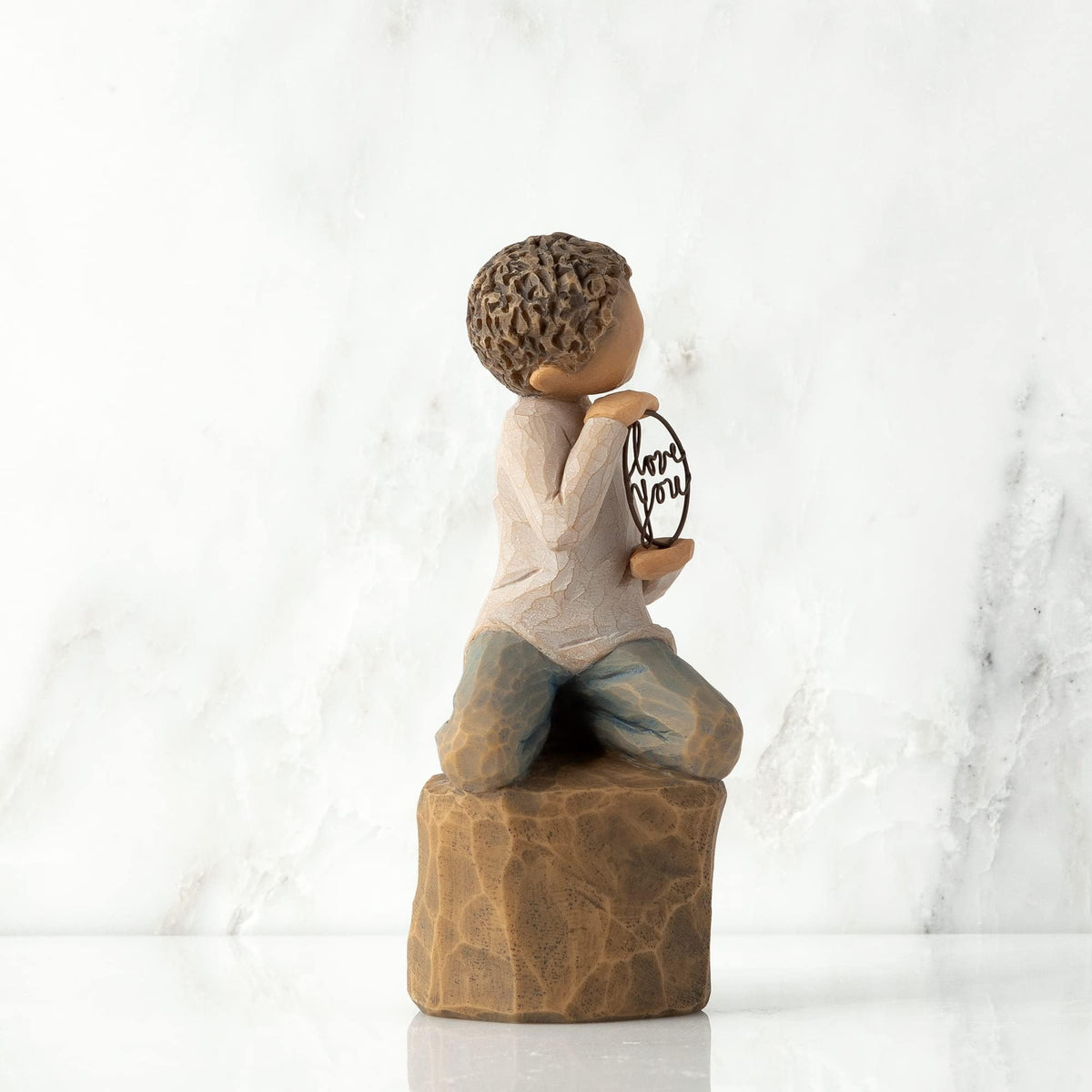 Willow Tree Love You Too (Lighter Skin), Sculpted Hand-Painted Figure