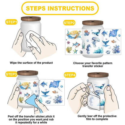 21pcs Cartoon Religious UV DTF Transfer Stickers for Glass Cups, Waterproof Decals, Plastic Self-Adhesive Labels for Bottles and Cups Decoration (Style1-21-Sheet)