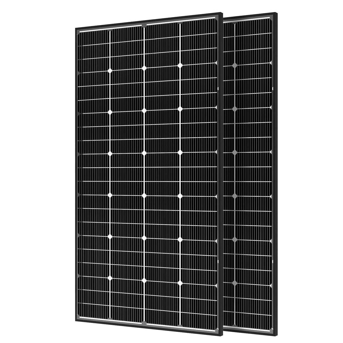 JJN Bifacial 400 Watt Solar Panel, 16BB N-Type 2 Pcs 200W 12V 25% High Efficiency 400W Solar Panels, Monocrystalline Solar Module for RV Home Farm Trailer Camper Marine Off-Grid Solar System