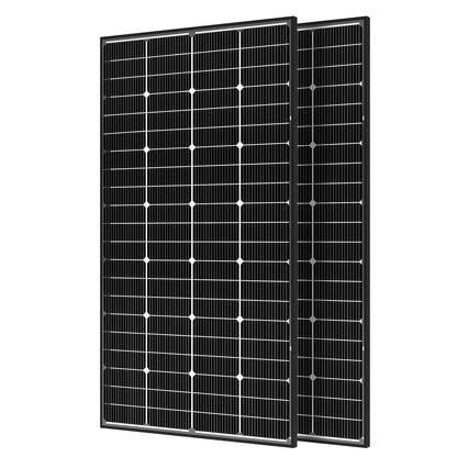 JJN Bifacial 400 Watt Solar Panel, 16BB N-Type 2 Pcs 200W 12V 25% High Efficiency 400W Solar Panels, Monocrystalline Solar Module for RV Home Farm Trailer Camper Marine Off-Grid Solar System
