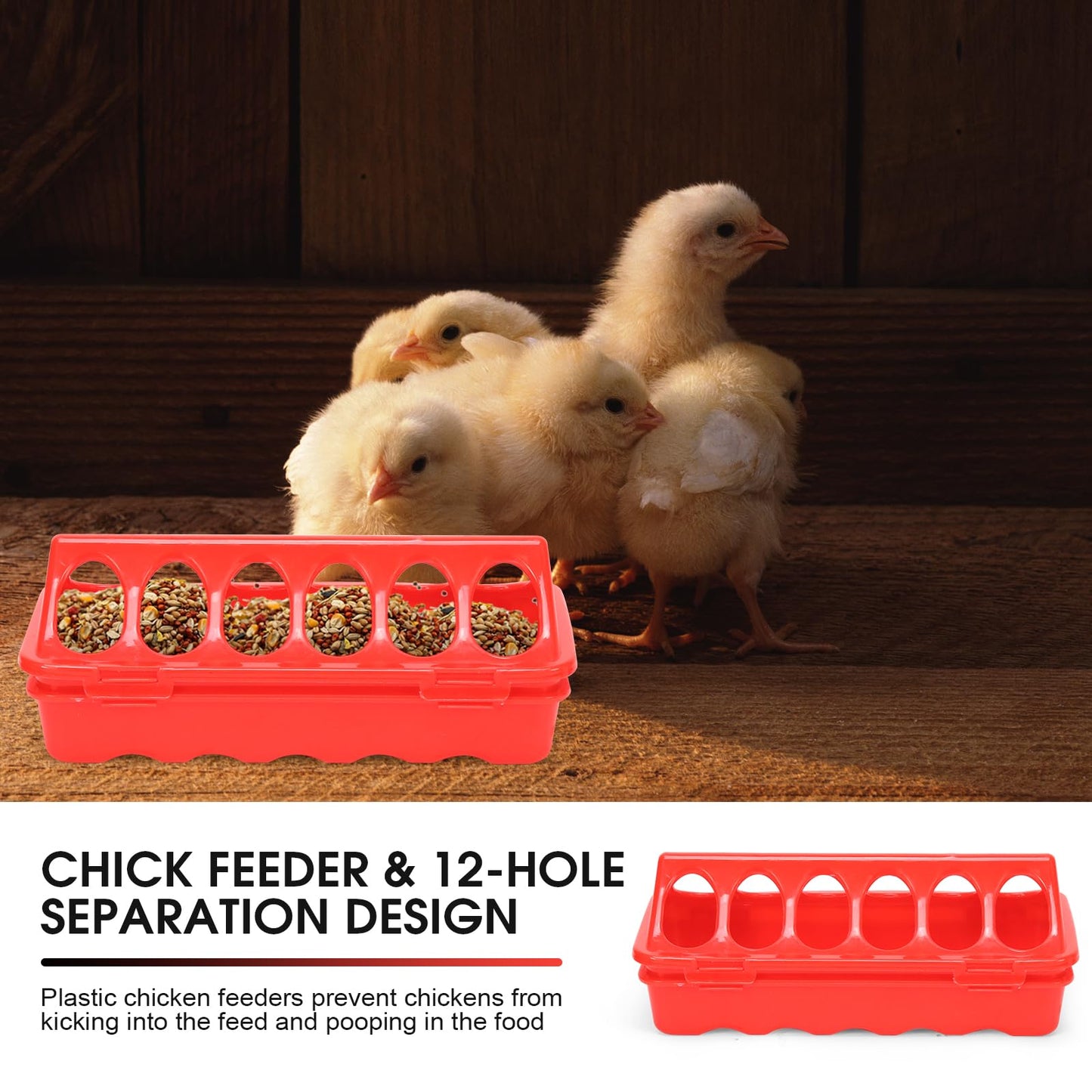 GIFANK Chick Brooder Box for Chicks Baby Chick Starter Kit Brooding Playpen Portable Chicken Fence Pen with Chick Heating Plate Perch Feeder Waterer for Poultry Duck and Quail
