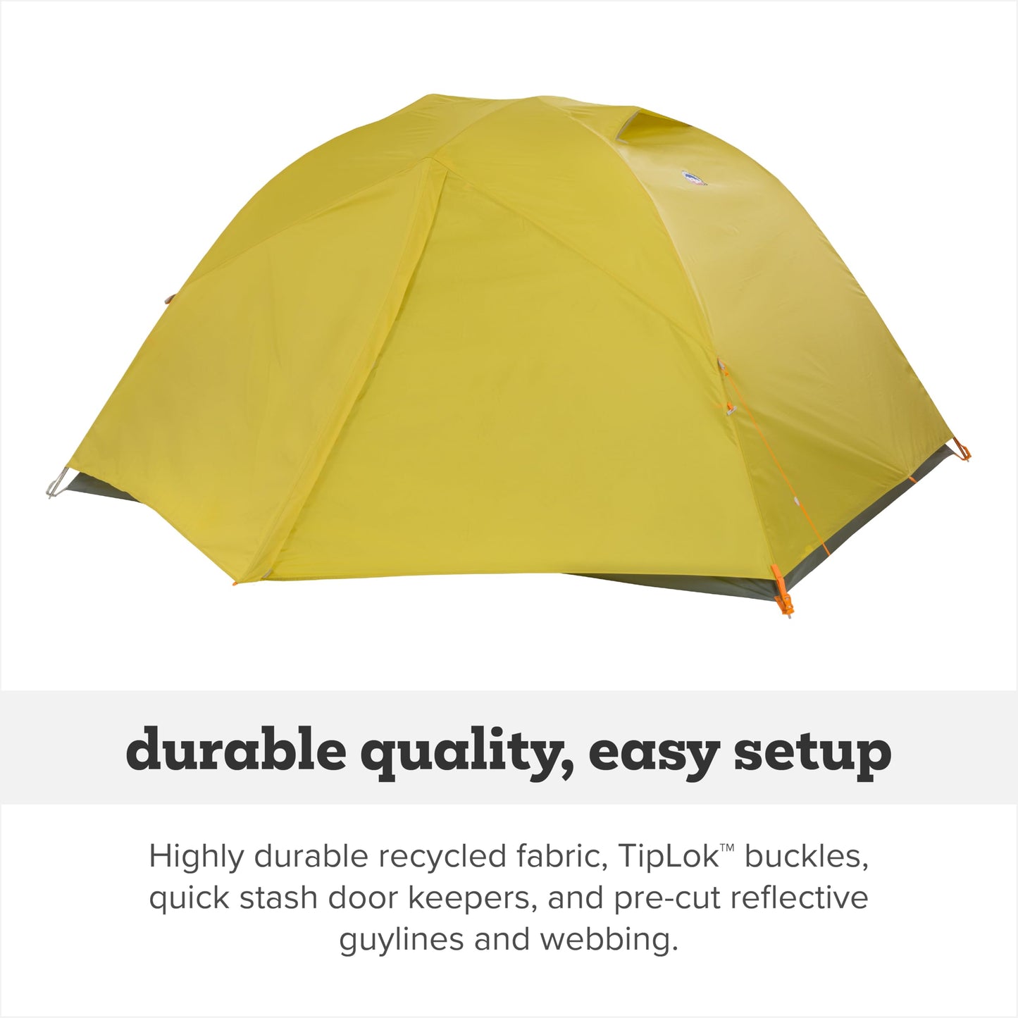 Big Agnes Blacktail & Blacktail Hotel Tent - Backpacking Tent for Camping, 3 Season, Ultralight, Waterproof, Warm Olive/Chinois Green, 3 Person (2025)