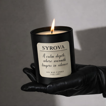 Lavender & Sandalwood Candle, Luxury Scented Soy Candle 7oz, Calming Relaxing Fragrance for Home, Stress Relief & Sleep Aromatherapy Candle, Gift for Women, Long Lasting Jar Candle