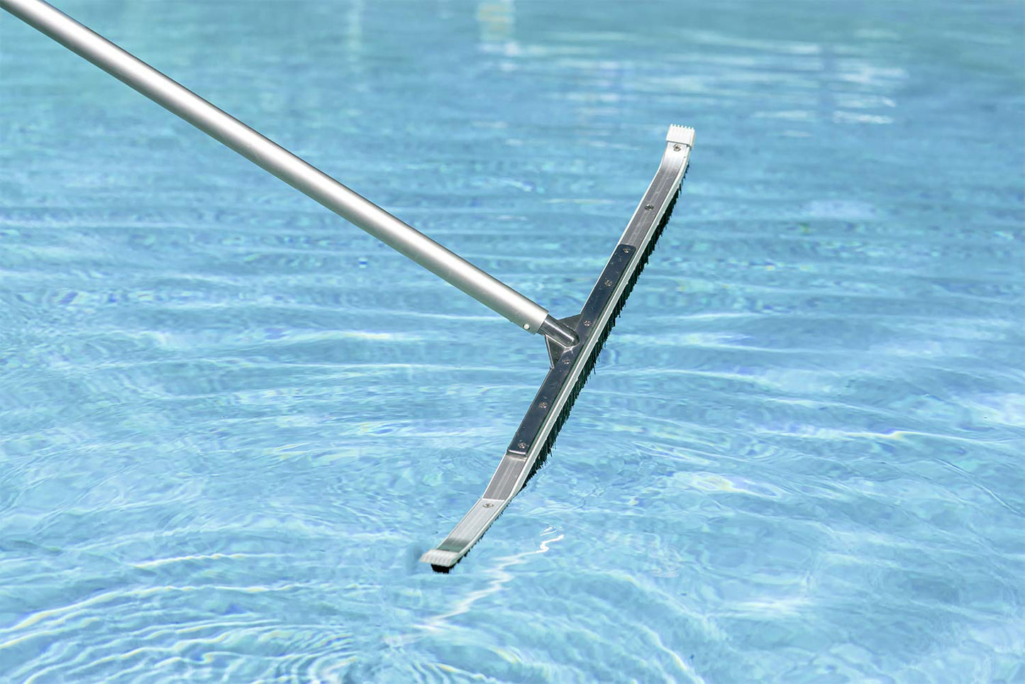 Poolmaster 36-Inch Commercial Pool Brush - Heavy-Duty Aluminum Back & Nylon Bristles for All Pool Types