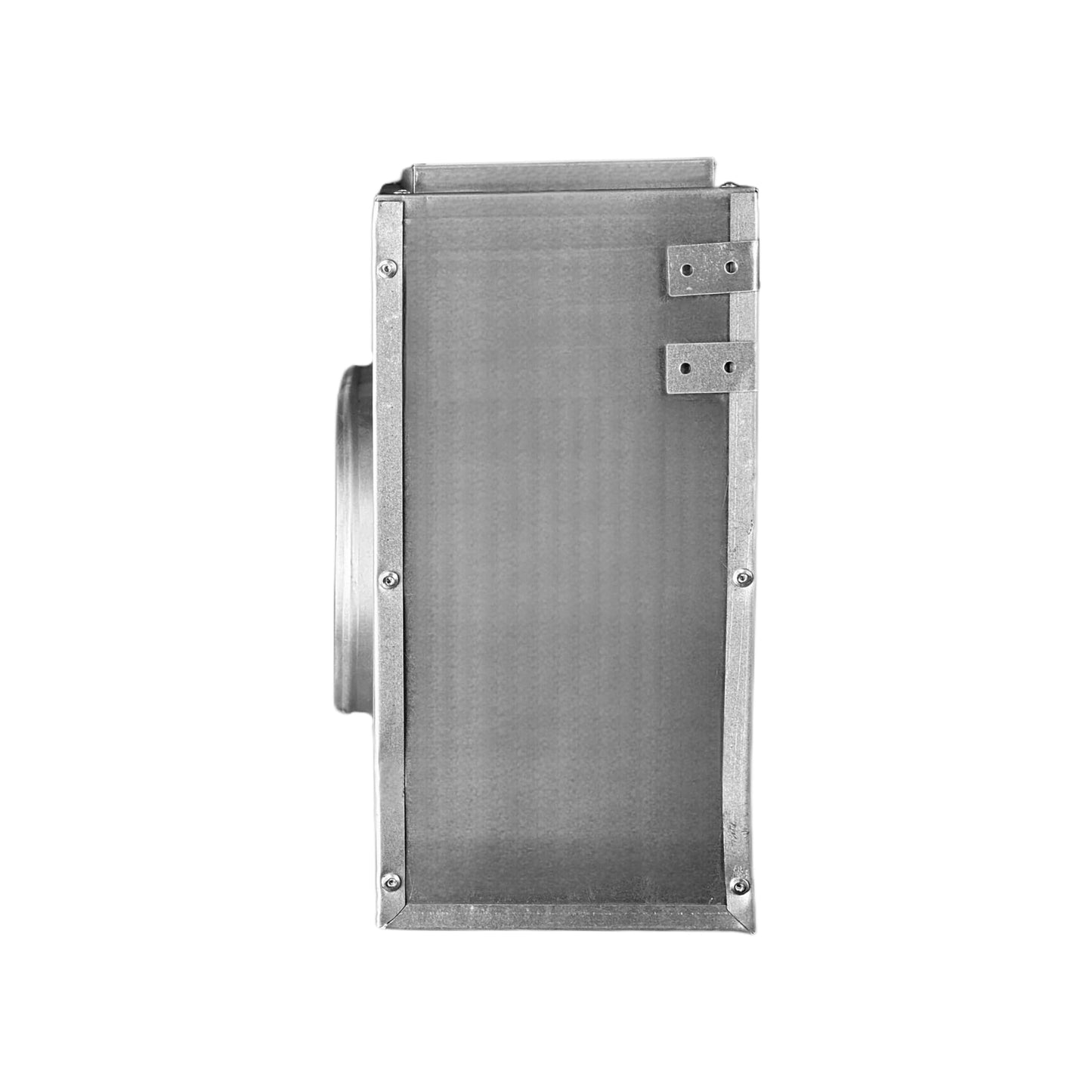 BUILDMART - 36" Plenum Box for [36" Linear Slot Diffuser - (3 Slot) Triple Slot] Premium Insulated Galvanized Sheet Metal Plenum Box for Heating and Cooling - Texas Buildmart