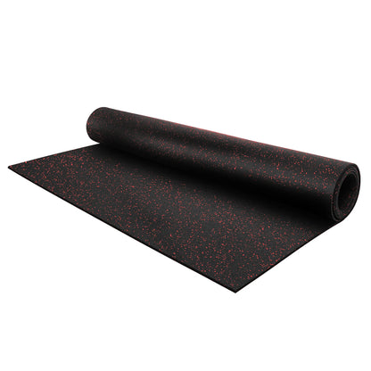 Flooring Inc 1/4" Tough Rubber Flooring Roll | Flexible Recycled Rubber Gym Floor Mats for Home Gym | Heavy Duty Rubber Mat for Home Gyms, Sheds, Horse Stall Mat or Trailer | 4’x10’ | Bright Red