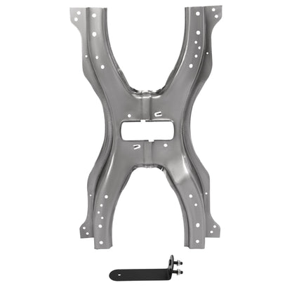 ALMULOO Spare Tire Frame Crossmember Compatible with 1999-2004 Ford F-250 F-350 Steel Spare Tire Carrier Support, Raw Finish