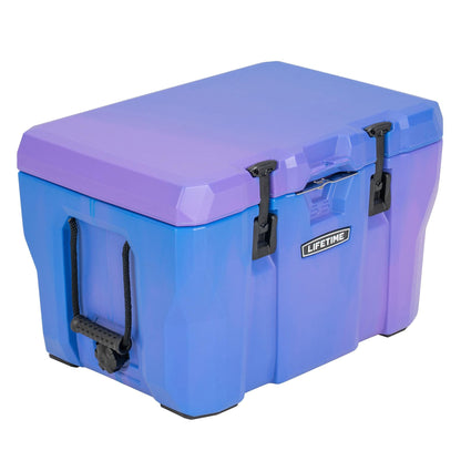 Lifetime 55 Quart Hard Cooler, High Performance Ice Chest with Drain, Made in USA