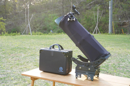 HandyDob6 6-Inch Ultra Light Portable Dobsonian with Light Shroud and Smartphone Mount – Compact Travel Telescope