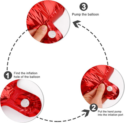 Number 6 Balloon - 40 Inch Red Birthday Decoration for 6th Birthday Celebrations | Perfect for Men & Women