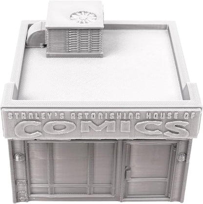 Comic Book Store - Tabletop Terrain by Corvus Terrain Compatible with MCP 32mm