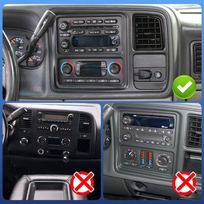 Slakerbe Android 14 Double Din Car Stereo Radio for Chevy Silverado C/K Pickup 2003-2006,7" Car Radio w/Wireless Carplay Android Auto GPS WiFi Bluetooth RDS DSP SWC Mic Backup Camera