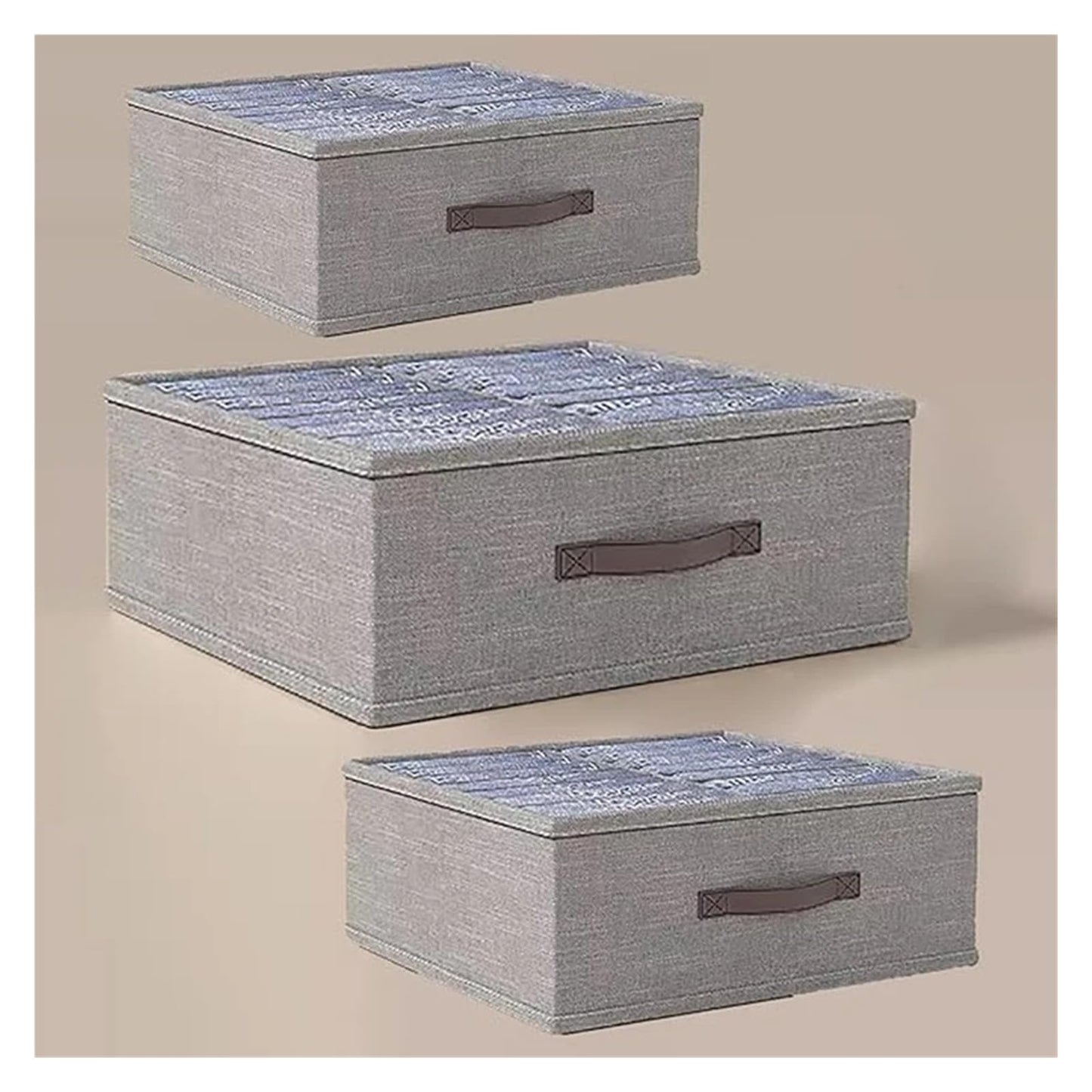 10/16/24 Grids Wardrobe Clothes Storage Organizer With PP Board Cabinet Foldable Drawer Sweater T-Shirt Jeans Storage Boxs(F)