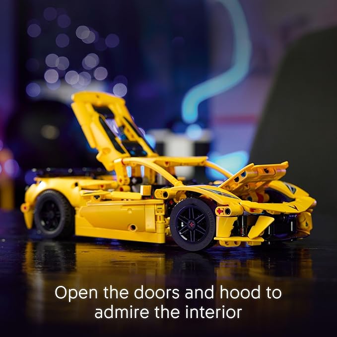 LEGO Technic Chevrolet Corvette Stingray Toy Car - Building Toy Set for Kids Boys and Girls Ages 9+ - Model Car Kit for Display - Gift Idea for Birthday - 42205