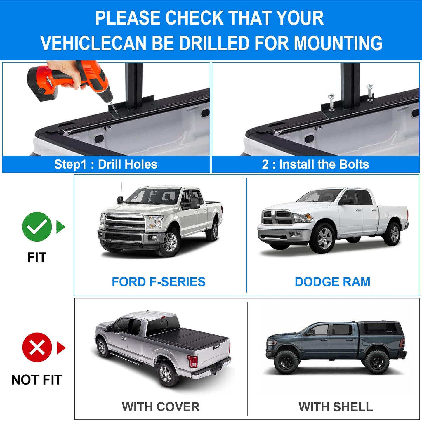 LMYYGOO Adjustable Truck Ladder Rack, Universal Trailer Rack - Width & Height Adjustable Aluminum Rack with 800LB Capacity & 2 Straps for Lumber, Ladders, Kayak