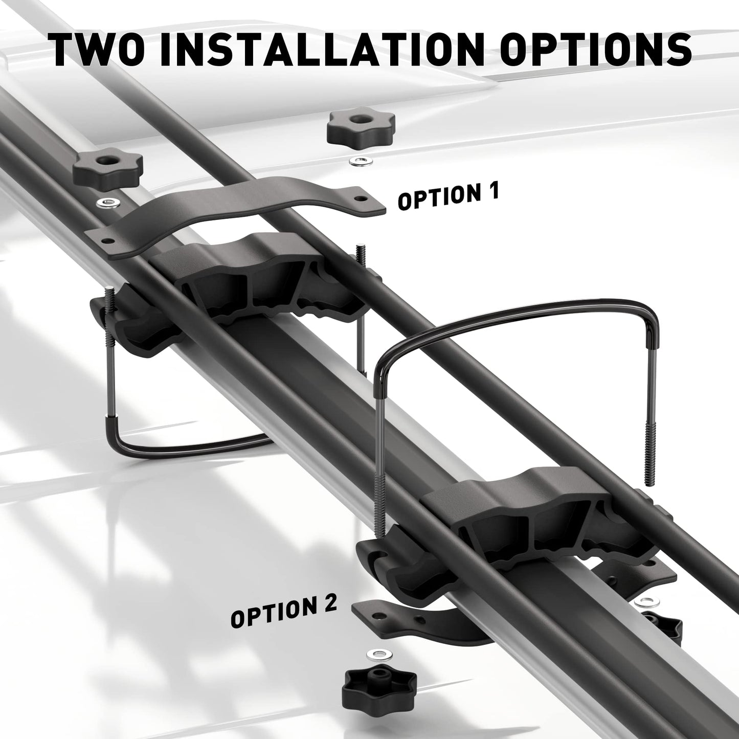 WILDROAD Car Roof Platform, Universal Roof Flat Rack 90" x 47" x 1.3" Heavy Duty Roof Rack Platform with Super Duty Bungee Cargo Net, Ratchet Straps and Anti-Rust Sealant Fits for SUV Truck Cars