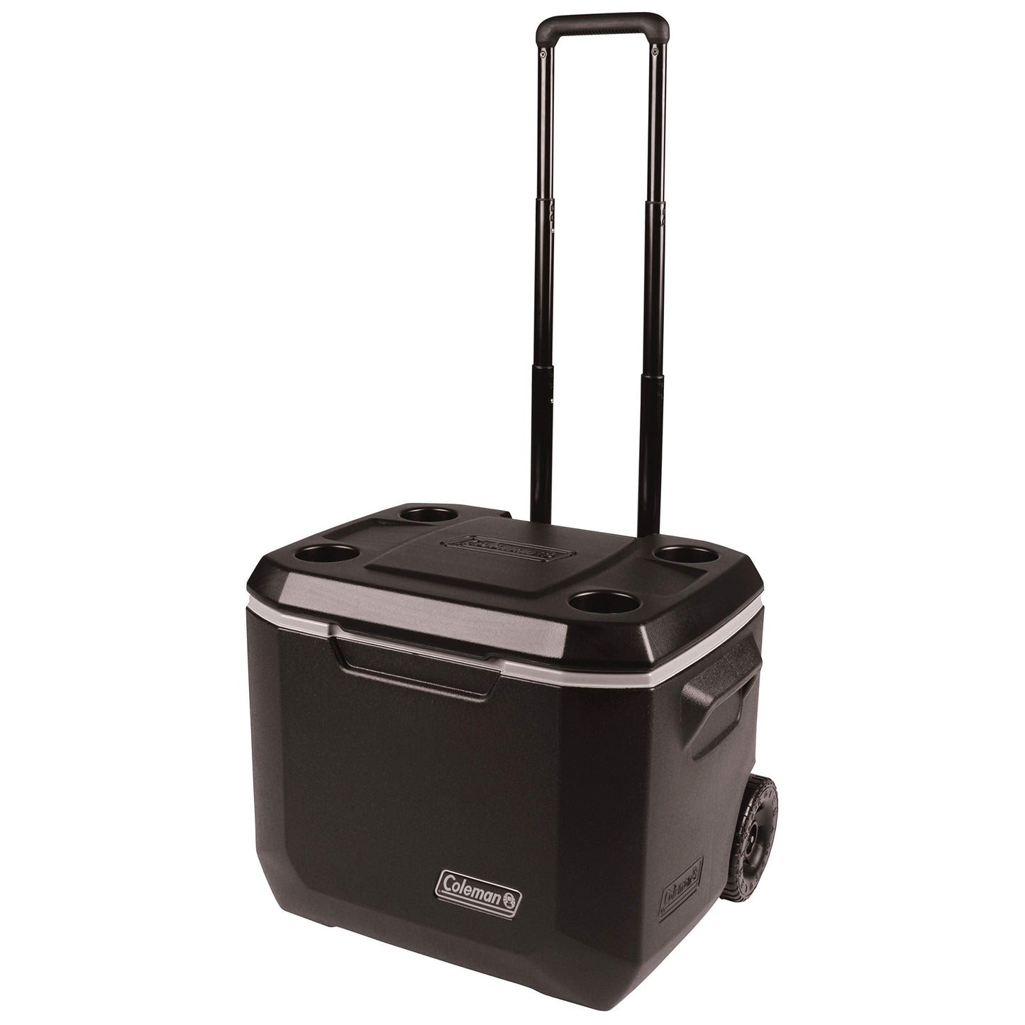 Coleman Ice Chest | Coleman 316 Series Wheeled Hard Coolers, 100qt Rock Grey & Rolling Cooler | 50 Quart Xtreme 5 Day Cooler with Wheels | Wheeled Hard Cooler Keeps Ice Up to 5 Days, Black