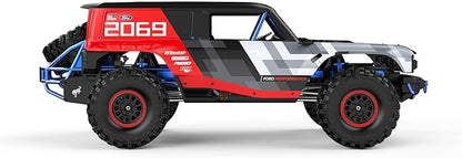 Helidirect MJX Hyper Go H8P 1:8 RC Car Licensed Ford Bronco R Baja 1000 Standard Version - Remote Control Car RC Cars for Adults