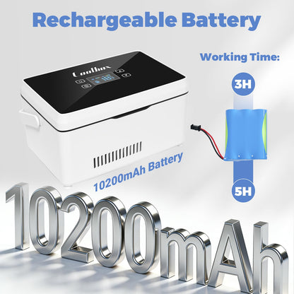 Electric Insulin Cooler Travel Case Box, Insulin Fridge Portable Insulin Refrigerator, Diabetic Travel Case, TSA Approved Battery Powered, 32℉-64℉Temperature Control LCD Display