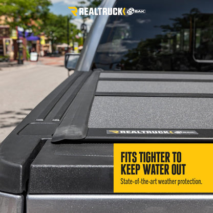 RealTruck BAK BAKFlip MX4 Hard Folding Truck Bed Tonneau Cover | 448130 | Fits 2019-2026 Chevy/GMC Silverado/Sierra, w/MultiPro/Flex Tailgate (Will not fit Carbon Pro Bed) 5' 10" Bed (69.9")