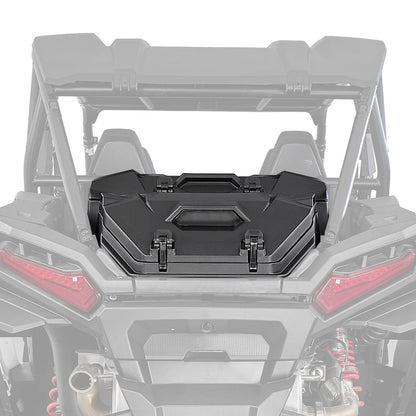 KEMIMOTO 82QT UTV Rear Cargo Storage Box Compatible with 2024/2025/2026 Polaris RZR XP 1000/4 1000 Accessories Rear Bed Box Water Resistant with Two Lockable Latches Replace OEM #2889611