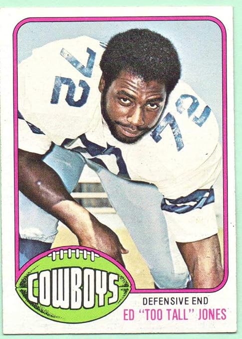 Ed Jones 1976 Topps Rookie #427 - Dallas Cowboys Too Tall Jones