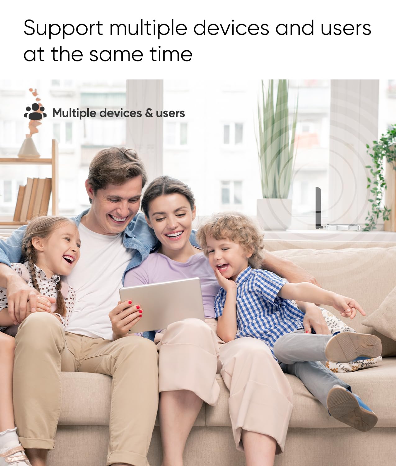 Cell Phone Booster for Home Up to 3,000 sq ft, Cell Booster Data for Band 4/12/17/13/5/25/2, Cell Signal Booster for All U.S. Carriers Verizon, AT&T, T-Mobile-5G 4G LTE 3G FCC Approved