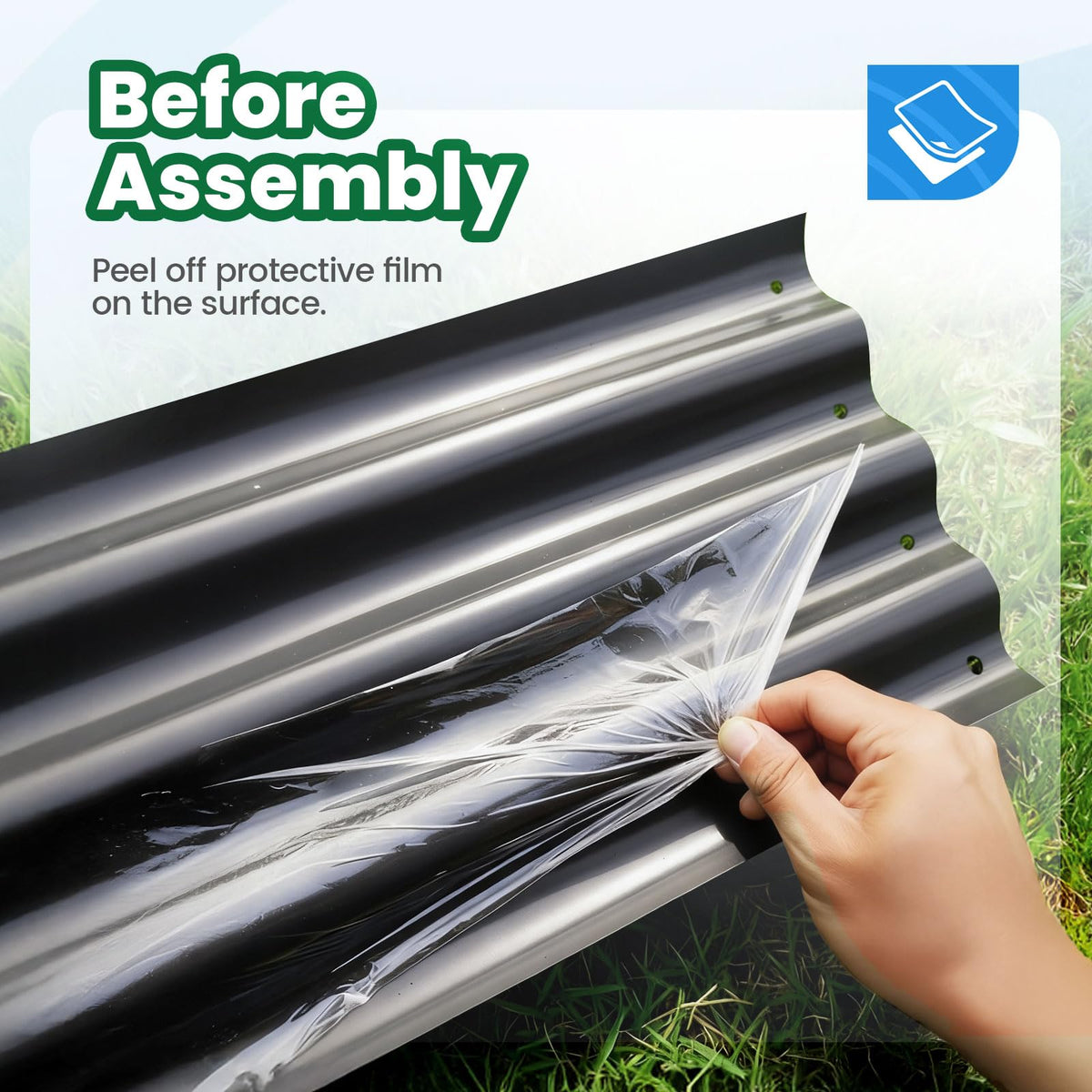 Quictent Galvanized Raised Garden Bed Kit with Self Watering System and Mesh Cover, Large Oval Metal Outdoor Planter Garden Boxes for Vegetables Herbs Flowers, 6x3x1Ft