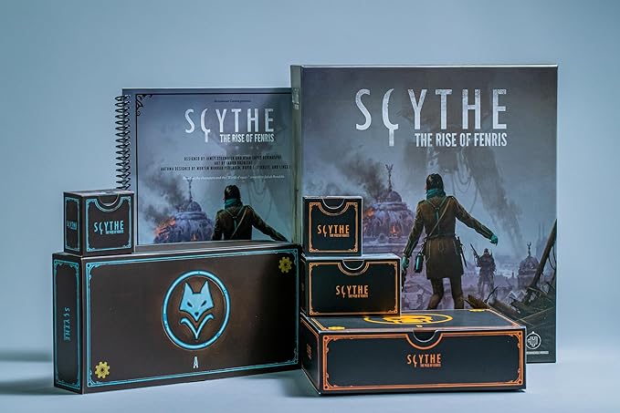 Stonemaier Games: Scythe: The Rise of Fenris by Ryan Lopez DeVinaspre &amp Jamey Stegmaier | 8 Episode Scythe Campaign and 11 Modules Including a Cooperative Mode | Add to Scythe | 1-5 Players 115