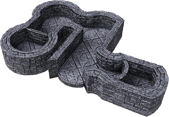 WizKids Warlock Tiles: Expansion – 1 in. Dungeon Angles &amp Curves