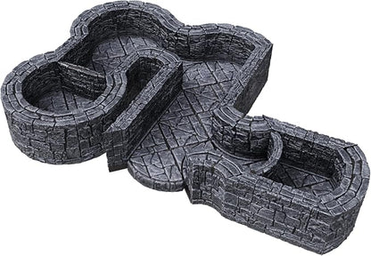 WizKids Warlock Tiles: Expansion – 1 in. Dungeon Angles &amp Curves
