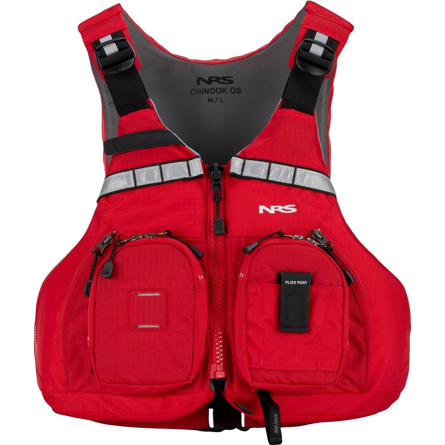 NRS Chinook OS Lifejacket (PFD) – Coast Guard Approved Adult Life Jacket for Off-Shore Kayaking, Fishing & Boating – Reflective Fishing Personal Flotation Device – Men's & Women's Life Vest