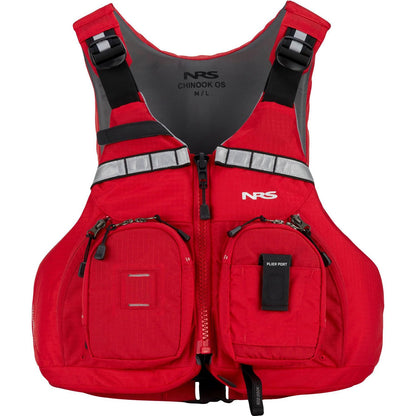 NRS Chinook OS Lifejacket (PFD) – Coast Guard Approved Adult Life Jacket for Off-Shore Kayaking, Fishing & Boating – Reflective Fishing Personal Flotation Device – Men's & Women's Life Vest