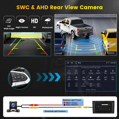 [4 Core 64G] for Jeep Compass Patriot 2010-2016 Android 15 Car Stereo, 10.1" Touchscreen Compass Patriot Car Radio Wireless Carplay Android Auto Mirror Link GPS WiFi Bluetooth FM/EQ SWC Backup Cam Mic