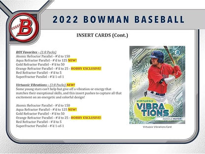 2022 Topps Bowman Baseball Trading Card Mega Box