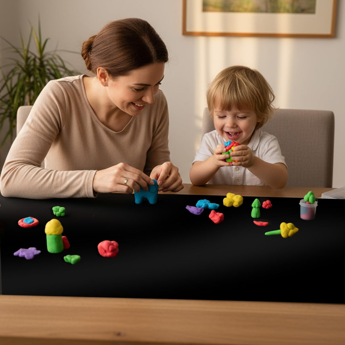 2 Pack Extra Large Silicone Mat Place Mats Table Protector Craft Heat Resistant Mat for Kitchen, Painting