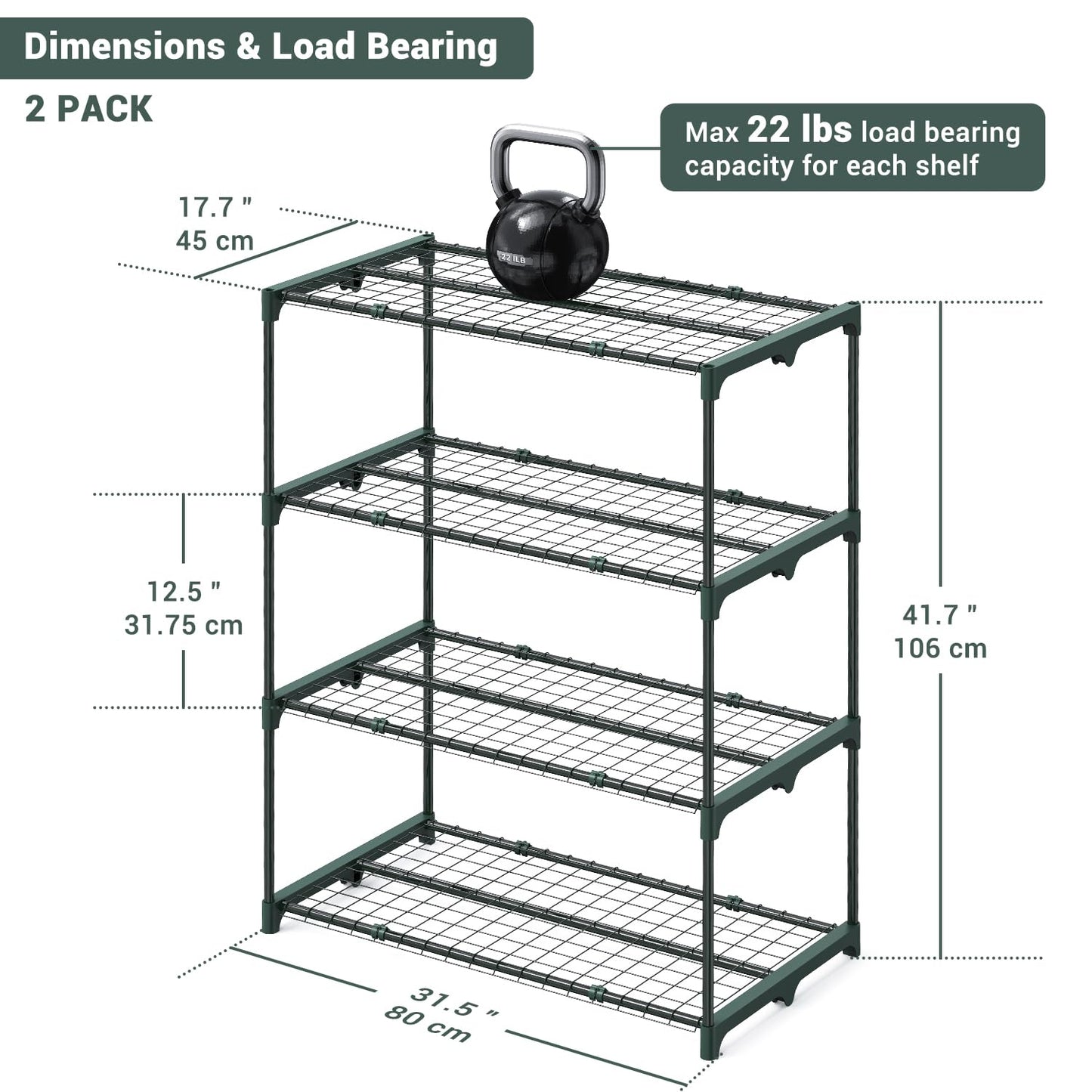 Ohuhu Portable Lean to Greenhouse with 3 Pack Plant Shelves, White